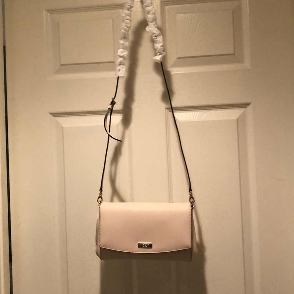 Kate Spade Crossbody Purse light cream color